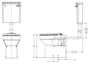 cheap low level toilet 